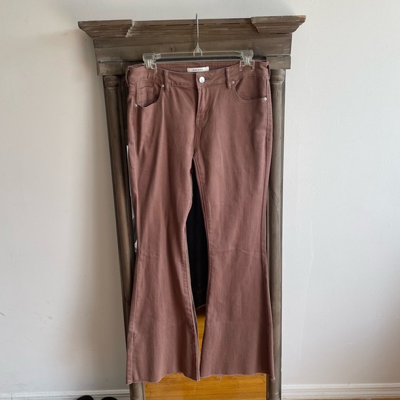 PacSun Brown Stretch Low Rise Flare Jeans - Picture 4 of 8